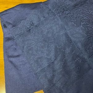 NWT Pashmina Silky Dark Blue Scarf